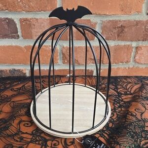 Bat Birdcage Decorative Cloche